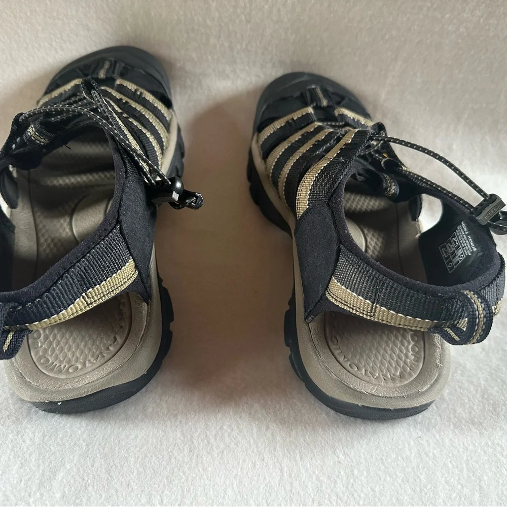 Keen Men’s Newport H2 Black/Stone Grey Sandals Size 12 - Picture 7 of 14